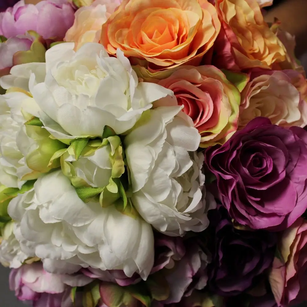 Silk Rose Bushes, Peony Bouquets, Flower Bushes 