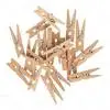 1. Small Wooden Pegs Pkt 36 Natural 3.5cm thumbnail
