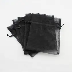 Organza Bag Medium Black