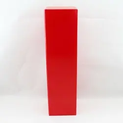 Single Wine Box 8.5x8.5x32cm height Red