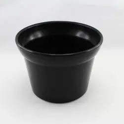 No. 6 Plastic Pot 16.5cm(D)x12cm(H) Black