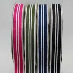 Striped Grosgrain Ribbon 22mmx20m