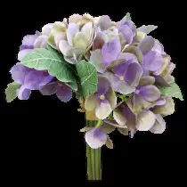 Hydrangea Bouquet 30cm Purple