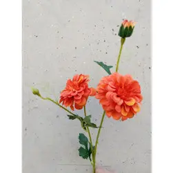Dahlia Spray 65cm Orange