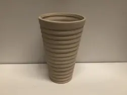 Small Ceramic Beehive Vase Cream 14cm(D) x 22cm (H) 
