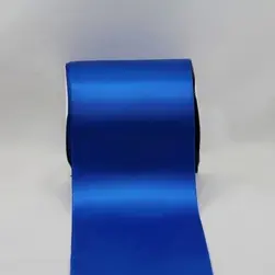 100mm x 30m Single Face Satin Ribbon Electric Blue