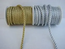 6mmx10m  Metallic Twist Cord