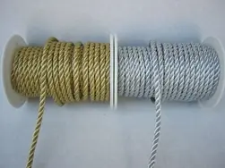 4mm x 10m Metallic Twist Cord