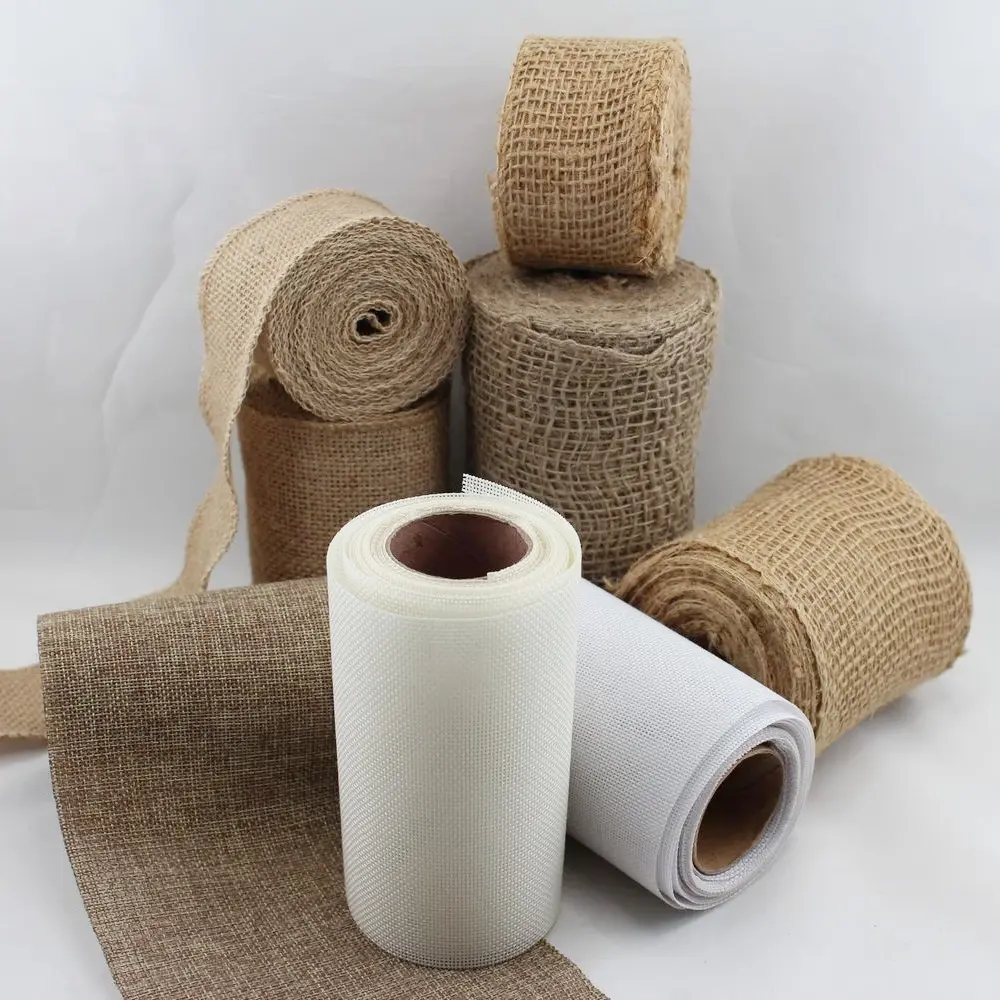 Natural Eco-Friendly Jute Ribbon for Gift Wrapping & Event Decoration