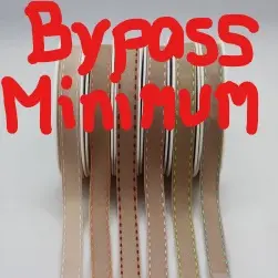 Bypass Minimum for Ribbon orders 
