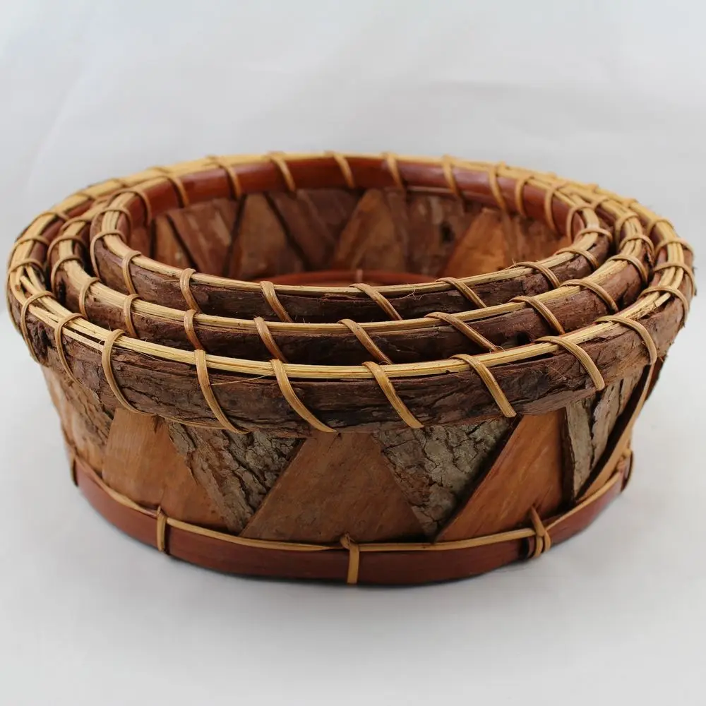 Rustic Natural Baskets & Trays