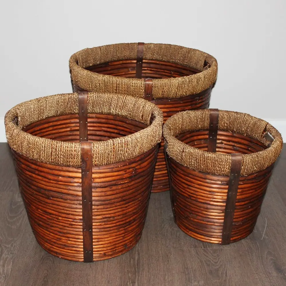Bulk Wholesale Hamper Willow Wicker Seagrass Baskets