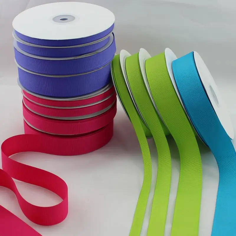 Grosgrain Fabric Ribbon in a Rainbow of Colours 