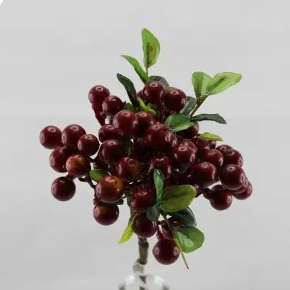 Artificial Fake Stems of Nuts, Berries & Pods