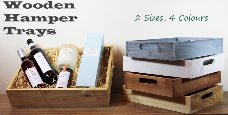 Wooden Hamper Trays