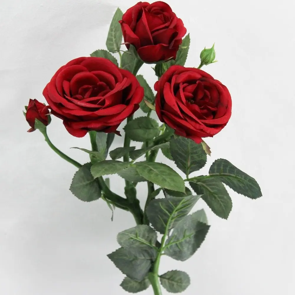 Faux Red Rose for Wedding Flowers & Bouquets Wholesale