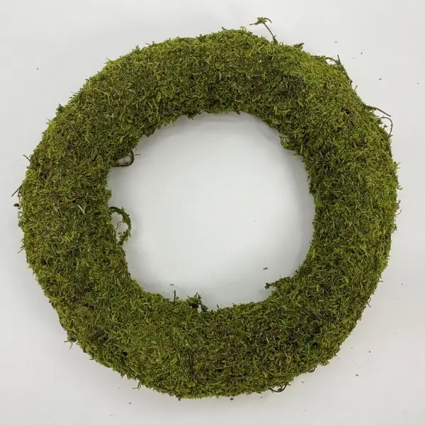 Green Moss Twig Wreath for Christmas Decorating