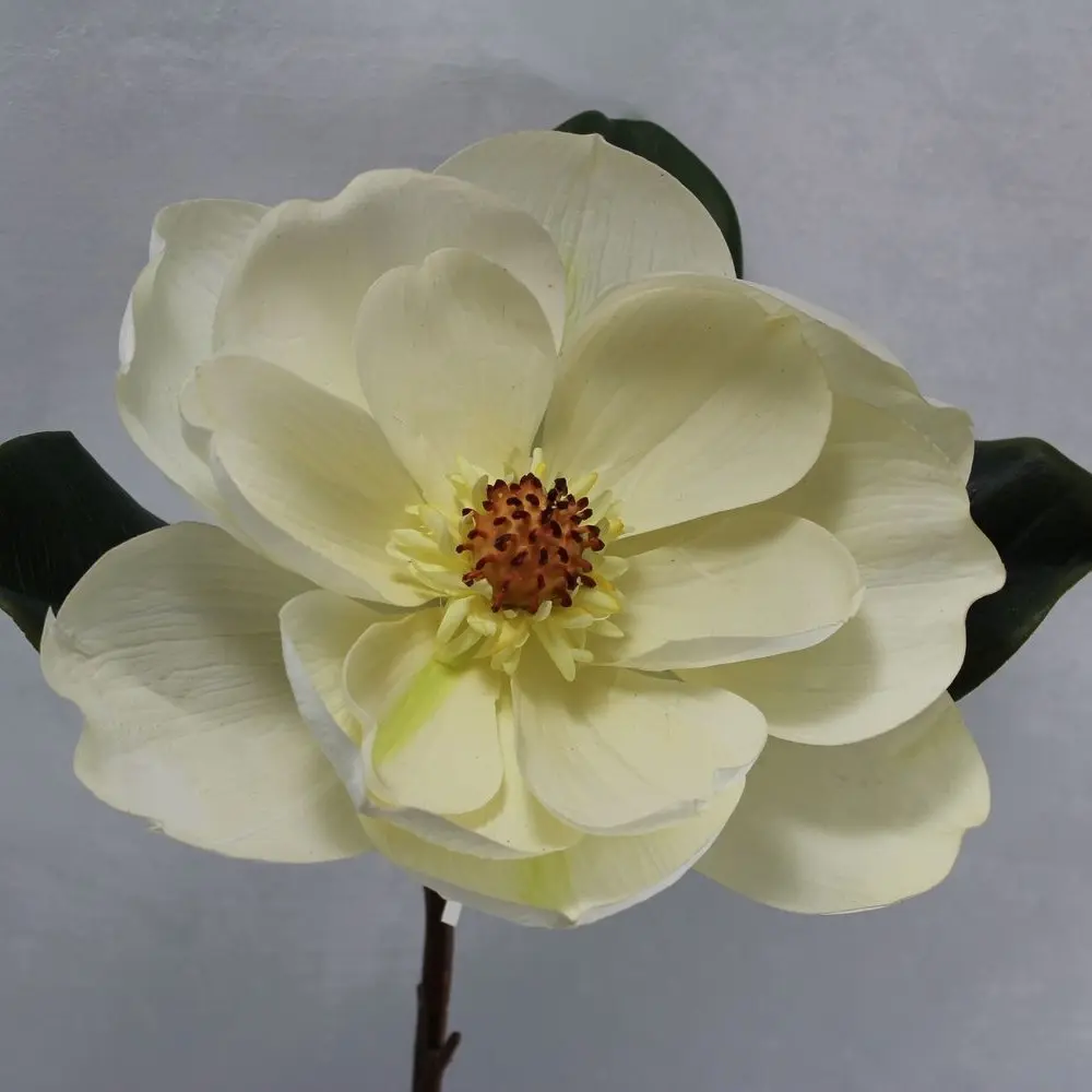 Real Touch Artificial Magnolia Flower Wedding Bouquet