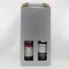 1. Double Wine Box 17x9x33cm height Silver thumbnail