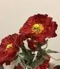 1. Poppy Spray 40cm Rust Red thumbnail