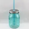 1. Embossed Mason Jar Blue  thumbnail