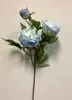 Peony Spray Light Blue 73cm thumbnail