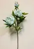 Peony Flower Spray 73cm Aqua thumbnail