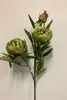 Peony Flower Spray 73cm Green thumbnail