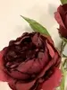 1. Peony Flower Spray 73cm Burgundy thumbnail