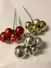 1. Christmas Bauble Pick  18cm Gold thumbnail