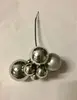 Christmas Bauble Pick  18cm Silver thumbnail