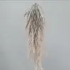 Hanging Dried Look Wheat Grass Bush 83cm Natural thumbnail