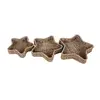 1. Set of 3 Star Shape Seagrass Tray Natural thumbnail