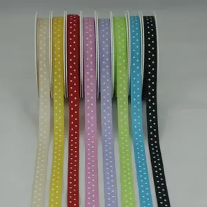 Swiss Dot Satin Ribbon 10mmx20m