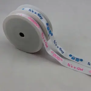 It's A Boy/ It's A Girl Satin Ribbon 15mmx20m