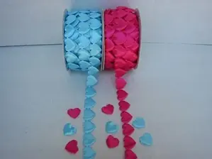 Padded Heart Garland #2 20mmx10m