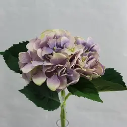 Classic Artificial Hydrangea Flower Dusty Lavender 49cm