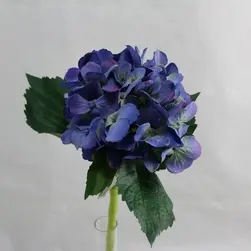 Classic Artificial Hydrangea Flower Blue 49cm