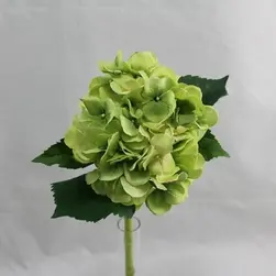 Classic Artificial Hydrangea Flower Green 49cm