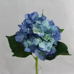 Classic Hydrangea Flower 49cm Light Blue