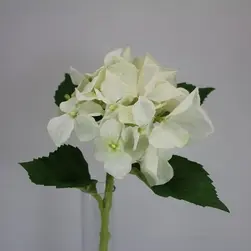 Small Hydrangea Flower 32cm White