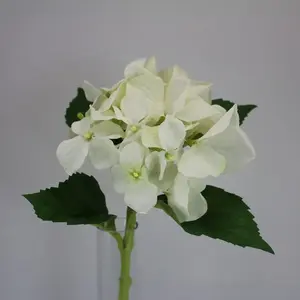 Small Hydrangea Flower 32cm White