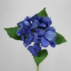 Small Hydrangea Flower 32cm Slate Blue