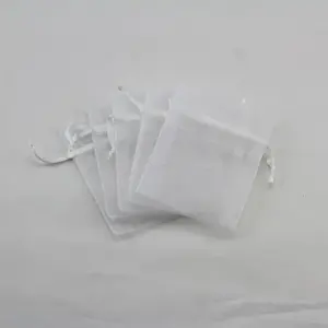 Organza Bag Small 7.5x10cm White (Bulk Discount !) 