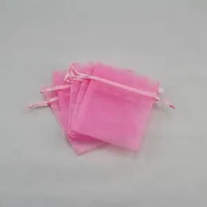 Organza Bag Small 7.5x10cm Light Pink (Bulk Discount!)