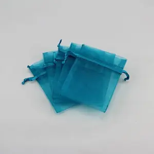 Organza Bag Small Turquoise