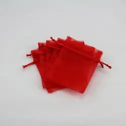 Organza Bag Small Red