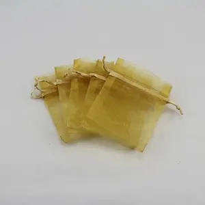 Organza Bag Small Gold