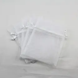 Organza Bag Medium White