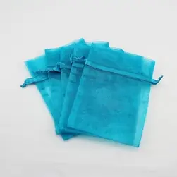 Organza Bag Medium Turquoise